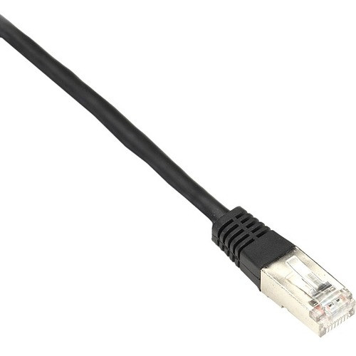 Black Box Cat6 250-MHz Shielded, Stranded Cable SSTP (PIMF), PVC, Black, 30-ft. (9.1-m) - 29.9 ft Category 6 Network Cable for Network (Fleet Network)