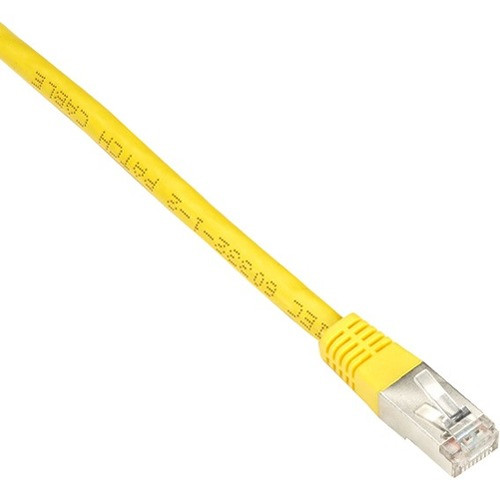 Black Box Cat6 250-MHz Shielded, Stranded Cable SSTP (PIMF), PVC, Yellow, 6-ft. (1.8-m) - 5.9 ft Category 6 Network Cable for Network (Fleet Network)