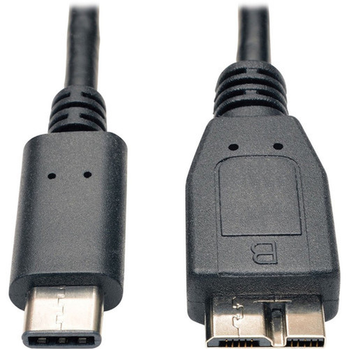 Tripp Lite USB 31 Gen 2 10 Gbps Cable USB Type-C USB-C to USB 30 Micro-B MM 3 ft - USB for Smartphone Hard Drive Tablet - U426-003-G2
