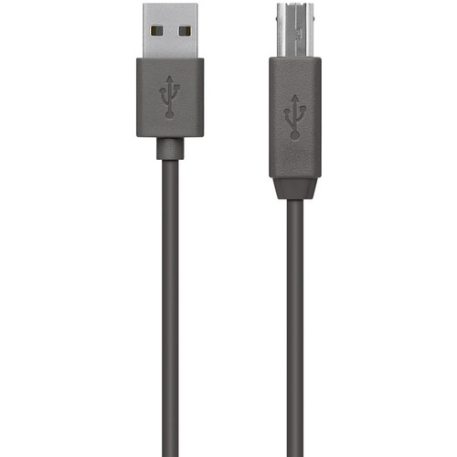 Belkin USB Data Transfer Cable - 5.9 ft USB Data Transfer Cable - Type A USB - Type B USB - Black (Fleet Network)