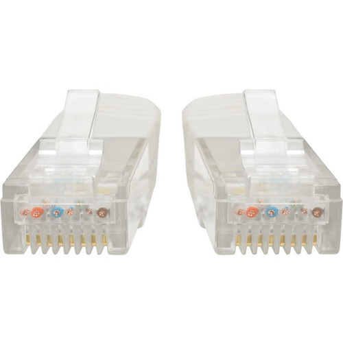 Tripp Lite Cat6 Gigabit Molded Patch Cable RJ45 MM White 15 ft - 15 ft Category 6 Network Cable for Network Device Router - 1 x N200-015-WH