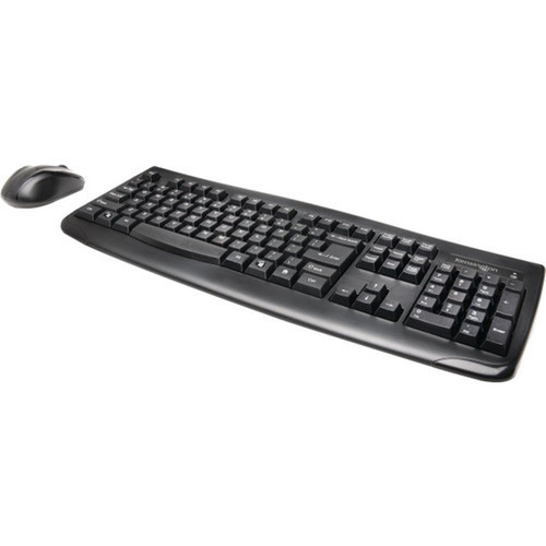 Kensington Keyboard for Life Wireless Desktop Set - USB Wireless RF Black - USB Wireless RF Optical - 1200 dpi - Scroll Wheel - QWERTY K75231US