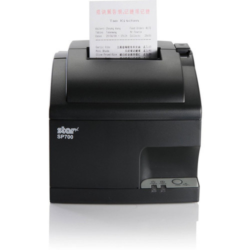 Star Micronics SP742CLOUDPRNT GRY US Dot Matrix Printer - Monochrome - Wall Mount Desktop - Receipt Print - 276 Print Width - 180 - 37966020