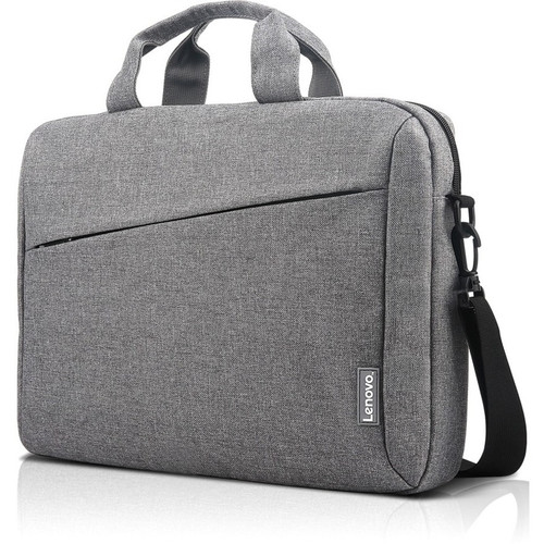 Lenovo T210 Carrying Case for 15.6" Notebook - Gray - Water Resistant - Polyester, Quilt Back Panel - Handle, Luggage Strap - 15.75" x (Fleet Network)