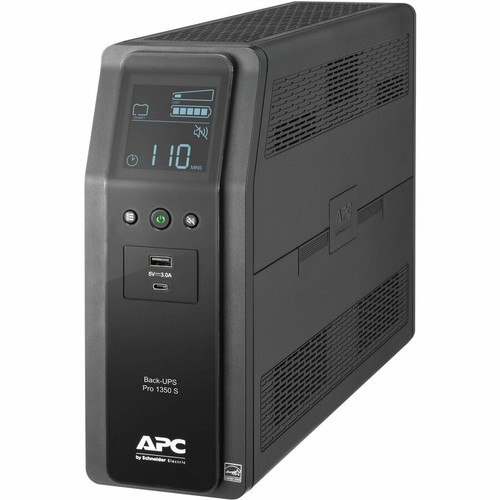 APC by Schneider Electric Back-UPS Pro BR BR1350MS 1350VA Tower UPS - Tower - 16 Hour Recharge - 3.30 Minute Stand-by - 120 V AC Input (Fleet Network)