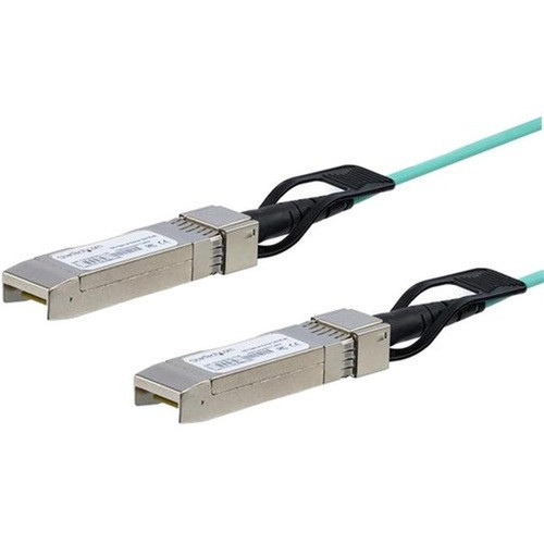 StarTechcom Cisco SFP-10G-AOC3M Compatible SFP AOC Cable - 3 m 10 ft - 10 Gbps - Active Optical - Fiber Mini-GBIC Cable - 98 ft SFP10GAOC3M