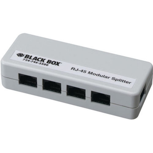 Black Box RJ-45 Modular Splitter 5-Position 8 x 8 Unshielded A Pinning - Network RJ-45 FM800-R2