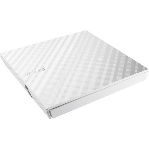Asus SDRW-08D2S-U Portable DVD-Writer - White - DVD-RAM177R177RW Support - 24x CD Read24x CD Write16x CD Rewrite - 8x DVD - SDRW-08D2S-UWHTGAS