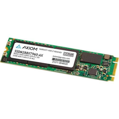 Axiom C565n 960 GB Solid State Drive - M.2 2280 Internal - SATA (SATA/600) - TAA Compliant - 565 MB/s Maximum Read Transfer Rate - 3 (Fleet Network)