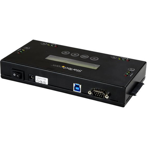 StarTechcom Standalone 4 Bay Hard Drive Eraser for 25  35 SATA - LCD  RS232 - Secure Erase Wiper  Sanitizer SATERASER4 - for SATERASER4