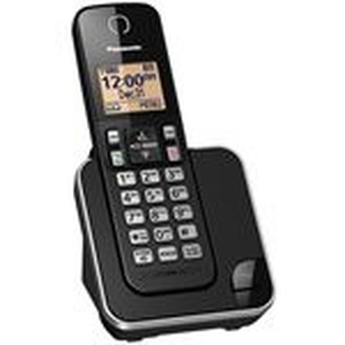 PANASONIC KXTGC380B EXPANDABLE DIGITAL CORDLESS PHONE WITH 1 HANDSET KXTGC380B