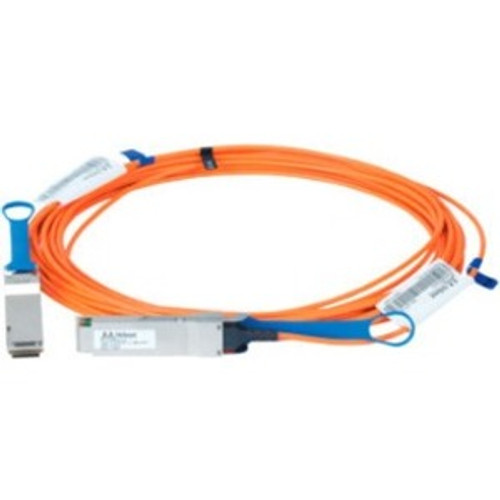 Mellanox Active Fiber Cable, ETH 100GbE, 100Gb/s, QSFP, 20m - 65.6 ft Fiber Optic Network Cable for Network Device, Switch - First 1 x (Fleet Network)