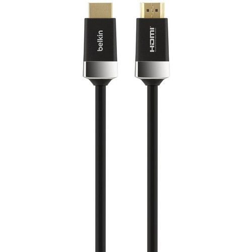 Belkin HDMI A/V Cable with Ethernet - 6.6 ft HDMI A/V Cable for Audio/Video Device - HDMI Male Digital Audio/Video - HDMI Male Digital (Fleet Network)