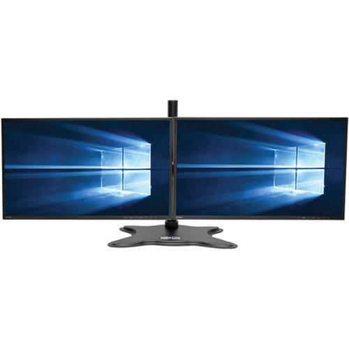 Tripp Lite Dual-Monitor Desktop Mount Stand for 13 to 27 Flat-Screen Displays - Up to 27 Screen Support - 2359 kg Load Capacity - DDR1327SDD
