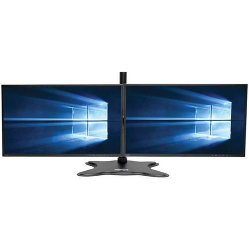Tripp Lite Dual-Monitor Desktop Mount Stand for 13 to 27 Flat-Screen Displays - Up to 27 Screen Support - 2359 kg Load Capacity - DDR1327SDD