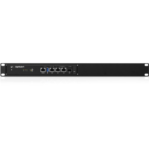 Ubiquiti Gigabit Router with SFP - 3 Ports - Management Port - 1 Slots - Gigabit Ethernet - 1U - Rack-mountable ER-4