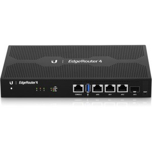 Ubiquiti Gigabit Router with SFP - 3 Ports - Management Port - 1 Slots - Gigabit Ethernet - 1U - Rack-mountable ER-4