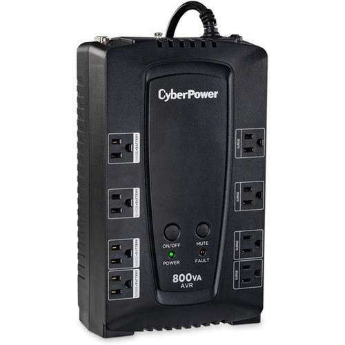 CyberPower AVR CP800AVR 800VA UPS - 800VA450W - 3 Minute Full Load - 4 x NEMA 5-15R - BatterySurge-protected 4 x NEMA 5-15R - CP800AVR