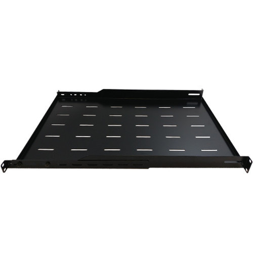 19 inch 4-post Mount Vented Shelf - 1U Adjusts from 25 to 35 inch Deep FN-RM-361