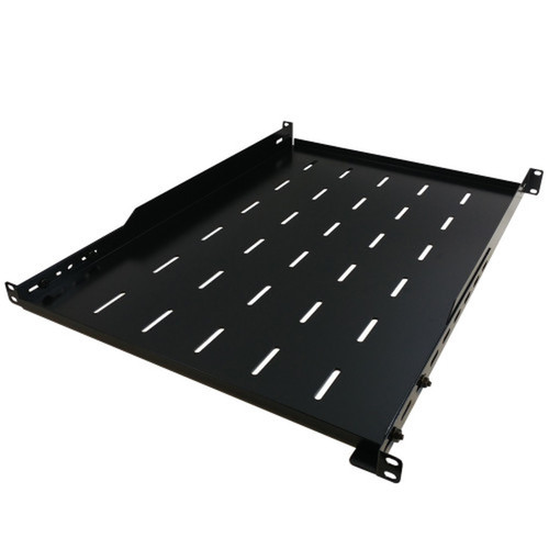 19 inch 4-post Mount Vented Shelf - 1U Adjusts from 25 to 35 inch Deep FN-RM-361