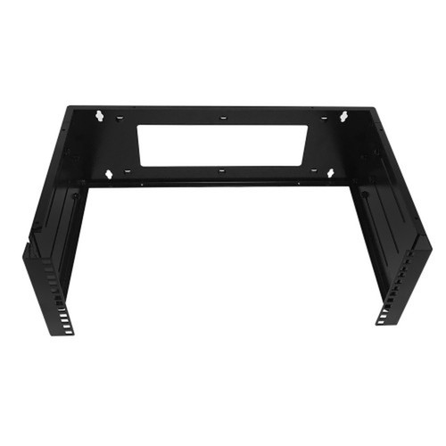 19 inch Wall Mount Bracket - 4U Adjustable Depth 12-18 Inches Hinged FN-RM-210-4U