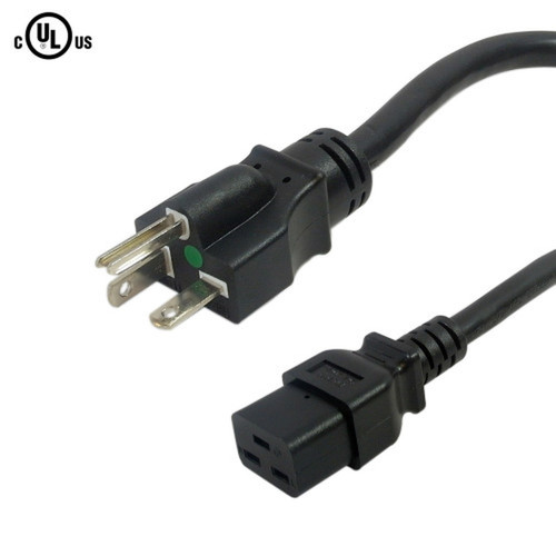 10ft Hospital Grade 6-20P to C19 Power Cable 12AWG SJT 250V 20A FN-PW-H141-10