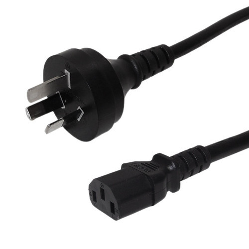 1m AS3112 Australia to C13 power cord H05VV-F 10 - 10A 250V FN-PW-180-1M