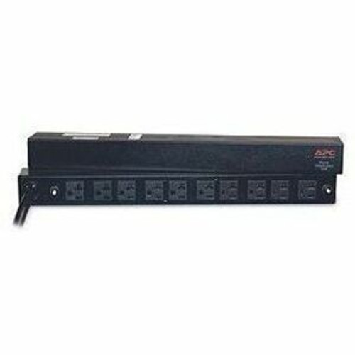 APC Basic Rack 2.88kVA PDU - 10 x NEMA 5-20R - 2.88kVA - 1U 19" Rack-mountable (Fleet Network)