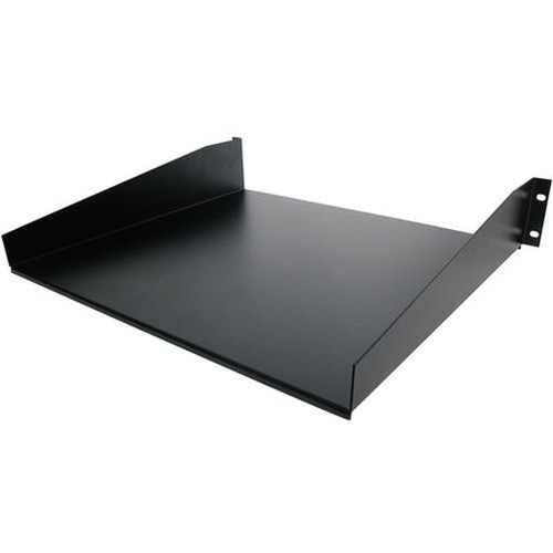StarTechcom 2U Server Rack Mount Shelf - 157in Deep Steel Universal Cantilever Tray for 19 Network  AV Equipment Rack Cabinet - - CABSHELF