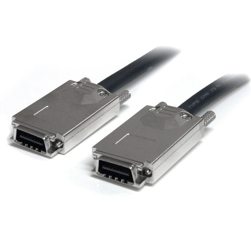 StarTech.com 100cm Serial Attached SCSI SAS Cable - SFF-8470 to SFF-8470 - erial Attached SCSI (SAS) external cable - 4-Lane - 4x - 4x (Fleet Network)