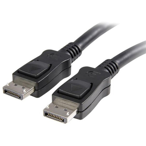 StarTech.com 50 ft DisplayPort Cable with Latches - M/M - Male DisplayPort - Male DisplayPort - 50ft - Black (Fleet Network)