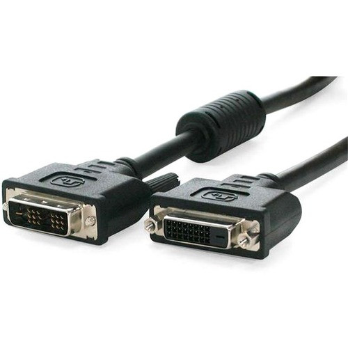 StarTech.com 15 ft DVI-D Single Link Monitor Extension Cable - M/F - DVI-D Male Video - DVI-D Female Video - 15ft - Black (Fleet Network)