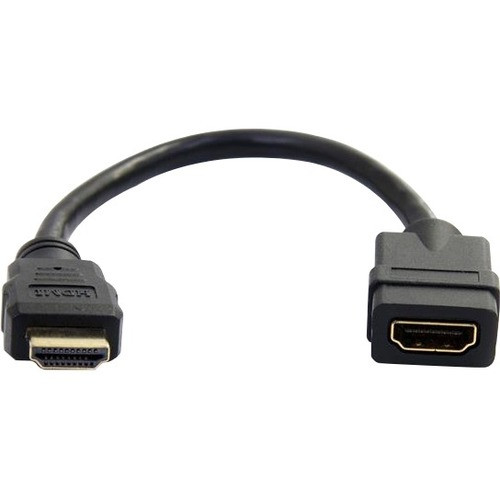 StarTech.com 6in High Speed HDMI Port Saver Cable M/F - Ultra HD 4k x 2k HDMI Cable - HDMI - 6 - 1 x HDMI Female - 1 x HDMI Male - (Fleet Network)