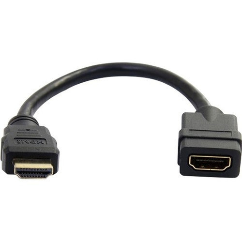 StarTechcom 6in High Speed HDMI Port Saver Cable MF - Ultra HD 4k x 2k HDMI Cable - HDMI - 6 - 1 x HDMI Female - 1 x HDMI Male - HDMIEXTAA6IN