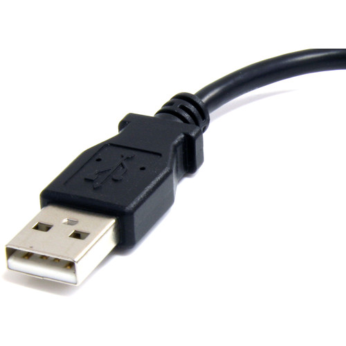 StarTechcom 6in Micro USB Cable - A to Micro B - Type A Male USB - Micro Type B Male USB - 6in - Black UUSBHAUB6IN