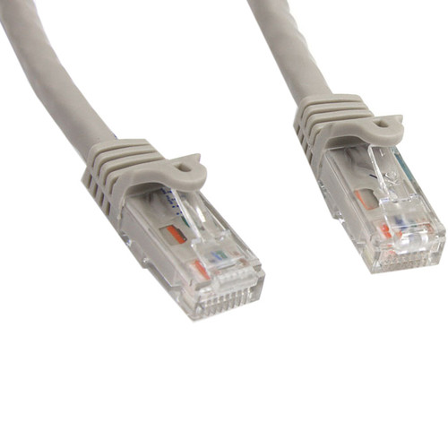 StarTech.com 75 ft Gray Snagless Cat6 UTP Patch Cable - Category 6 - 75 ft - 1 x RJ-45 Male Network - 1 x RJ-45 Male Network - Gray (Fleet Network)