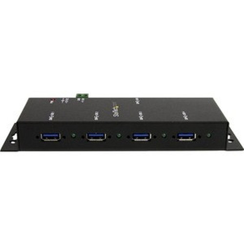 StarTechcom 4 Port Industrial USB 30 Hub - Mountable - Rugged USB Hub - Add 4 externalwall mountable USB 30 ports from a single - ST4300USBM