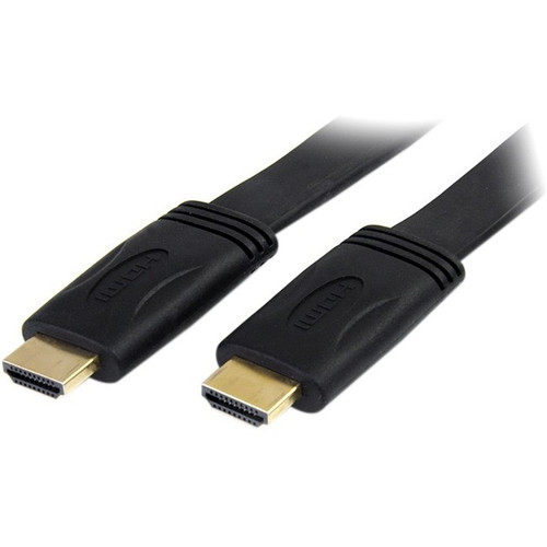 StarTech.com 15 ft Flat High Speed HDMI Cable with Ethernet - Ultra HD 4k x 2k HDMI Cable - HDMI to HDMI M/M - HDMI for Audio/Video (Fleet Network)