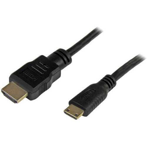 StarTech.com 1 ft High Speed HDMI&reg; Cable with Ethernet- HDMI to HDMI Mini- M/M - HDMI for Cellular Phone (Fleet Network)