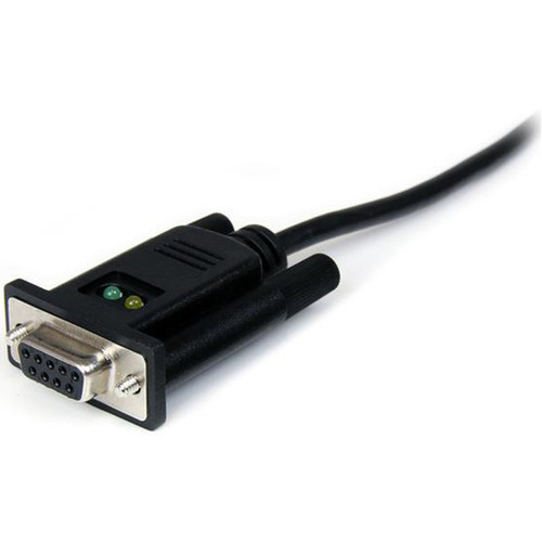 StarTechcom USB to Serial RS232 Adapter - DB9 Serial DCE Adapter Cable with FTDI - Null Modem - USB 11  20 - Bus-Powered - Add a - ICUSB232FTN