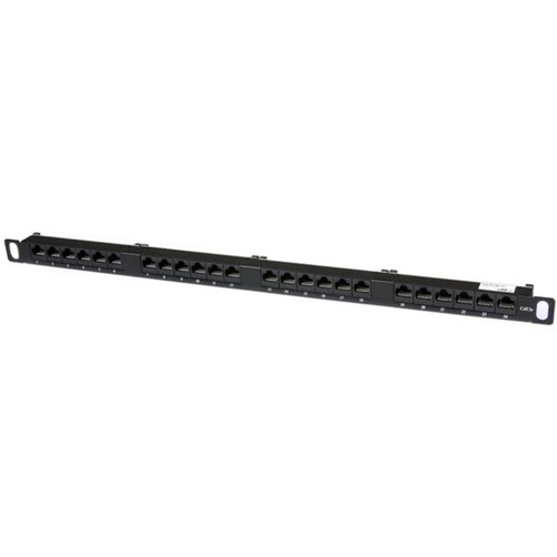 StarTech.com 24 Port 0.5U Cat5e Patch Panel - RJ45 Ethernet Rackmount Cat 5e 110 Patch Panel - 24 x RJ-45 (Fleet Network)