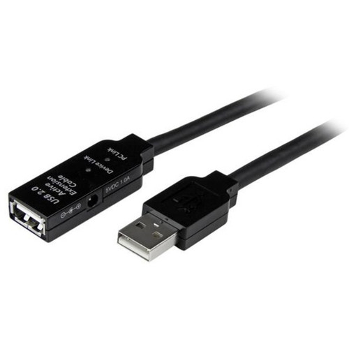 StarTech.com 35m USB 2.0 Active Extension Cable - M/F - 114.8 ft USB Data Transfer Cable - First End: 1 x Type A Male USB - Second 1 x (Fleet Network)