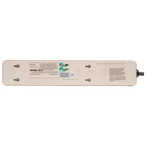 Tripp Lite Waber Surge Protector Power Strip Metal 6 Outlet 6 Cord - 6 x NEMA 5-15R - 180 kVA - 900 J - 120 V AC Input - 120 V AC PM6NS