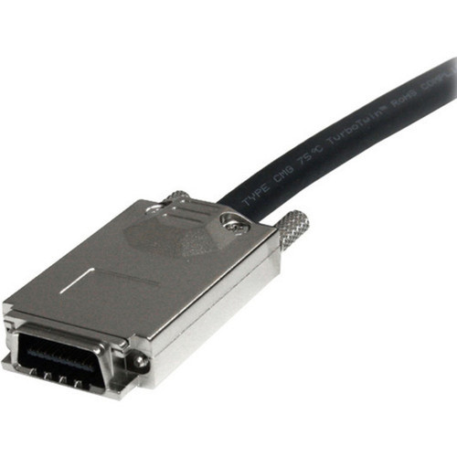 StarTechcom 2m Infiniband External SAS Cable - SFF-8470 to SFF-8470 - 66 ft SAS Data Transfer Cable for Hard Drive Network Device SAS7070S200