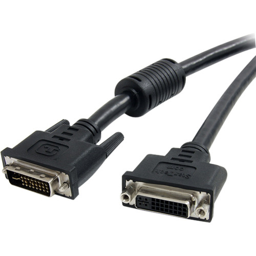 StarTech.com 10 ft DVI-I Dual Link Digital Analog Monitor Extension Cable M/F - DVI-D Male - DVI-D Female Video - 10ft - Black (Fleet Network)