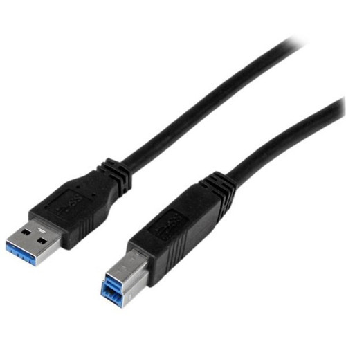 StarTech.com 1m (3ft) Certified SuperSpeed USB 3.0 A to B Cable - M/M - 3.3 ft USB Data Transfer Cable for Video Capture Card, Hard - (Fleet Network)