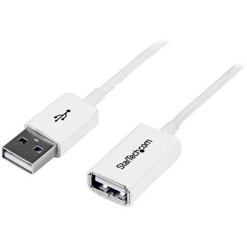 StarTechcom 3m White USB 20 Extension Cable A to A - MF - 98 ft USB Data Transfer Cable - First End 1 x Type A Male USB - Second USBEXTPAA3MW