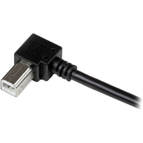StarTechcom 3m USB 20 A to Right Angle B Cable - MM - 98 ft USB Data Transfer Cable for Scanner Printer Hard Drive - First End USBAB3MR