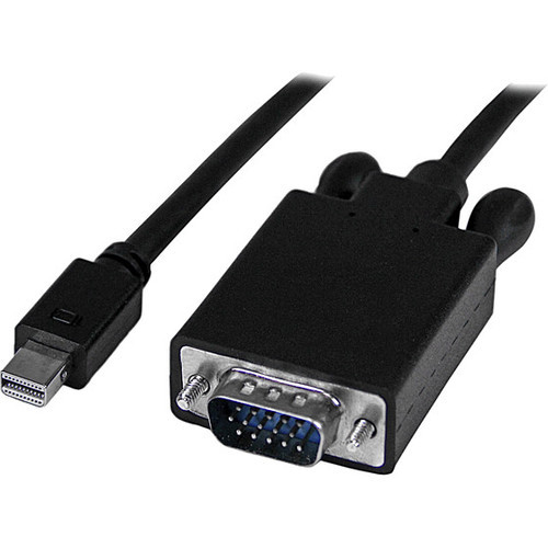 StarTech.com 15 ft DisplayPort&trade; to VGA Adapter Converter Cable - DP to VGA 1920x1200 - Black - 15 ft DisplayPort/VGA Video Cable (Fleet Network)