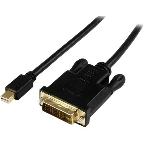 StarTech.com 6 ft Mini DisplayPort to DVI Active Adapter Converter Cable - mDP to DVI 1920x1200 - Black - 6 ft DisplayPort/DVI Video - (Fleet Network)